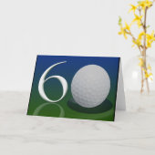 Gefeliciteerd met de 60 jaar oude golfmoer kaart (Gele Bloem)