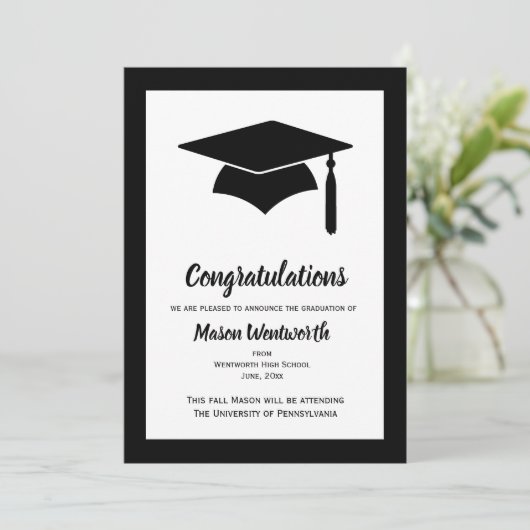 Gefeliciteerd met de aankondiging van het Afstuder (Staand voorkant)