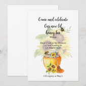 Gefeliciteerd met de aankondiging van je baby honi (Voorkant / Achterkant)