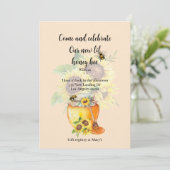 Gefeliciteerd met de aankondiging van je baby honi (Staand voorkant)