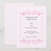 Gefeliciteerd met de aanstaande bruid kaart (Voorkant / Achterkant)