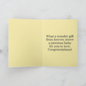 Gefeliciteerd met de aanstaande moeder kaart (Binnen)