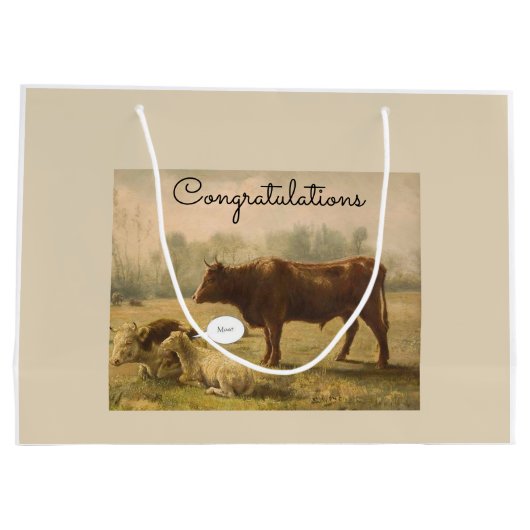 Gefeliciteerd met de adoptie groot cadeauzakje (Achterkant)