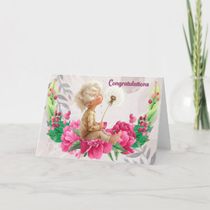 Gefeliciteerd met de adoptie van de Baby Boy Kaart