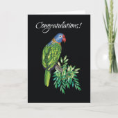 Gefeliciteerd met de adoptie van een nieuwe papega kaart (Voorkant)