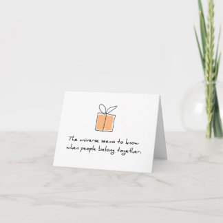 Gefeliciteerd met de adoptiekaart kaart