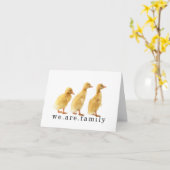 Gefeliciteerd met de adoptiekaart kaart (Gele Bloem)