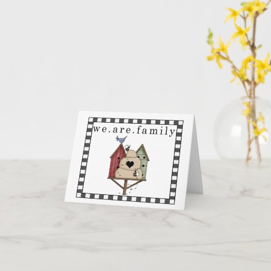 Gefeliciteerd met de adoptiekaart kaart (Gele Bloem)