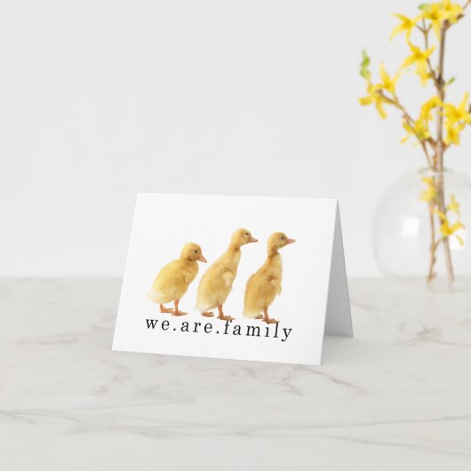 Gefeliciteerd met de adoptiekaart kaart (Gele Bloem)