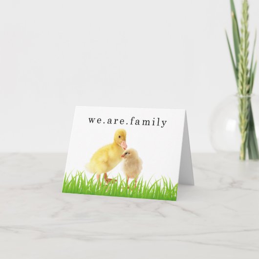 Gefeliciteerd met de adoptiekaart kaart (Voorkant)