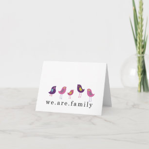 Gefeliciteerd met de adoptiekaart kaart