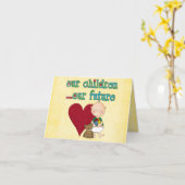 Gefeliciteerd met de adoptiekaart kaart (Gele Bloem)