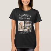 Gefeliciteerd met de Afstuderen, 13 foto collage T-shirt (Voorkant)