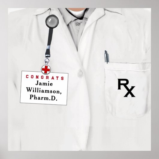 Gefeliciteerd met de afstuderen als Doctor in de F Poster (Voorkant)