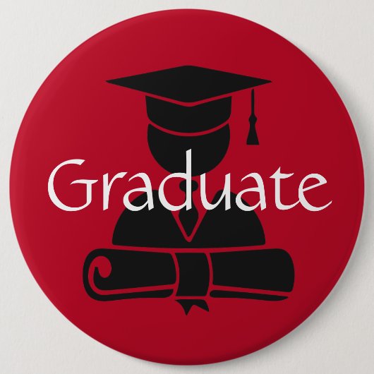 Gefeliciteerd met de Afstuderen Button - HAMbyWG (Voorkant)