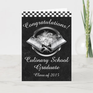 Gefeliciteerd met de Afstuderen Culinaire School Kaart