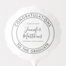 Gefeliciteerd met de Afstuderen foto Ballon