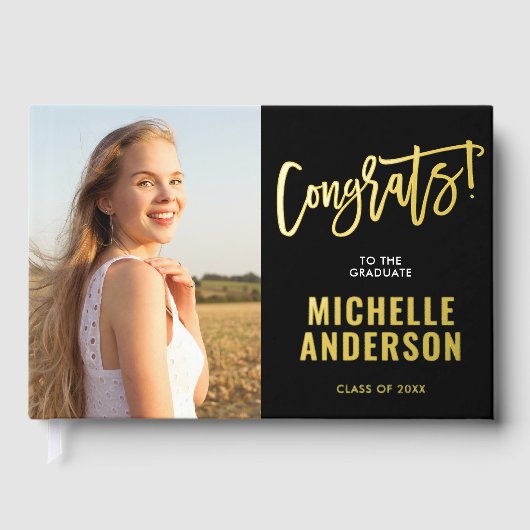 Gefeliciteerd met de Afstuderen Gastenboek (Voorkant)