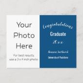 Gefeliciteerd met de Afstuderen school en het scho Briefkaart (Voorkant)