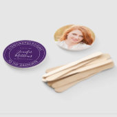 Gefeliciteerd met de Afstuderen schoolkleur Handwaaier (Niet-gemonteerd)