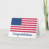 Gefeliciteerd met de Amerikaanse vlag