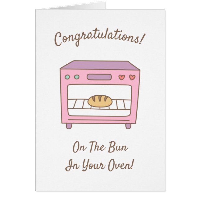 Gefeliciteerd Met De Baby In Aantocht Grappig (Voorkant)