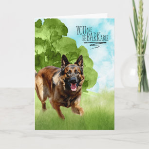 Gefeliciteerd met de BARKable Belgian Tervuren Dog Kaart