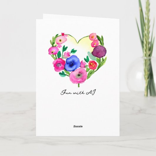 Gefeliciteerd met de beste tante kaart (Achterkant)