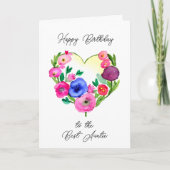 Gefeliciteerd met de beste tante kaart (Voorkant)