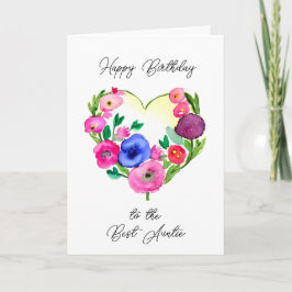 Gefeliciteerd met de beste tante kaart