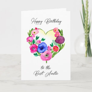 Gefeliciteerd met de beste tante kaart