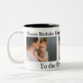 Gefeliciteerd met de beste tante ooit tweekleurige koffiemok (Links)