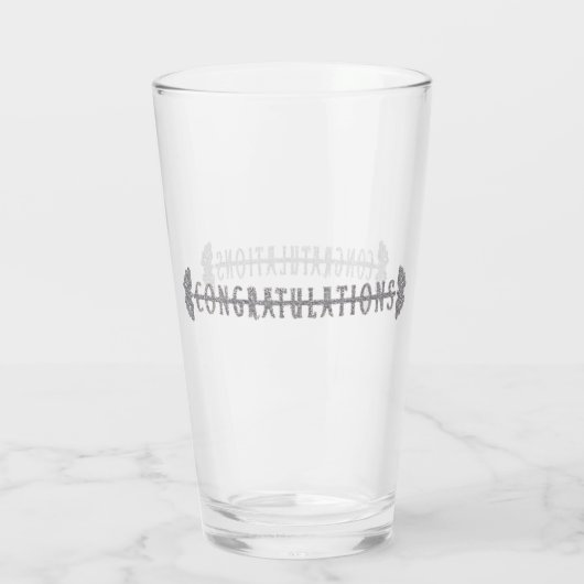 Gefeliciteerd met de bierglas tumbler (Achterkant)