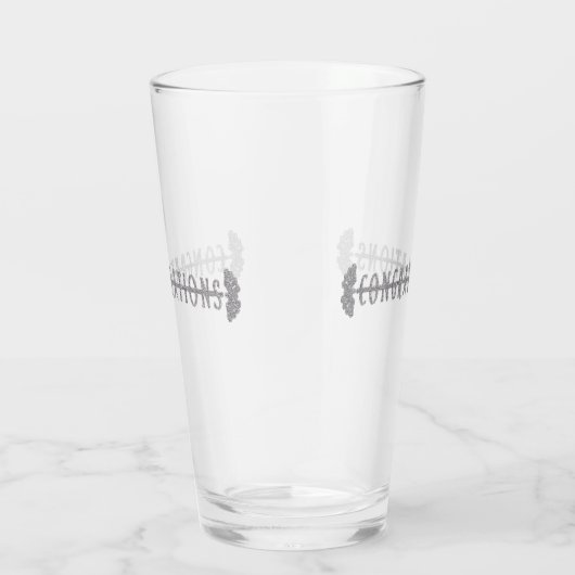 Gefeliciteerd met de bierglas tumbler (Rechts)