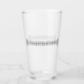 Gefeliciteerd met de bierglas tumbler (Voorkant)