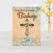 Gefeliciteerd met de bisschopswijding in het perka kaart (Gele Bloem)