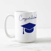 Gefeliciteerd met de Blue Class 2025 Koffiemok (Links)
