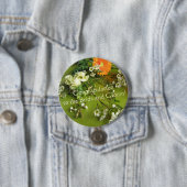 Gefeliciteerd met de Bride en de Groom Ronde Button 7,6 Cm (In situ)