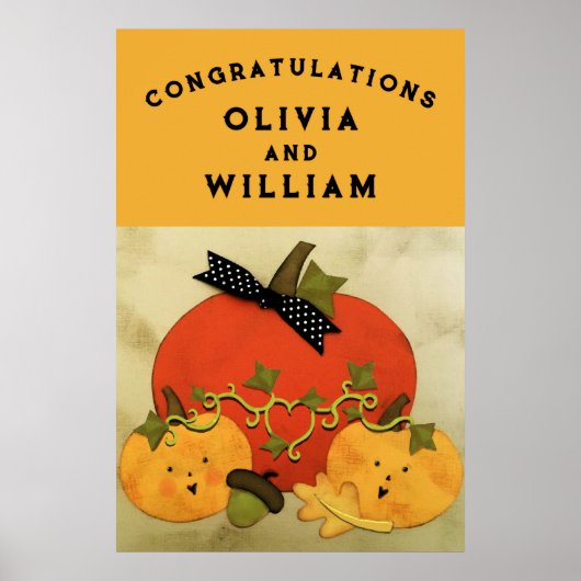 Gefeliciteerd met de bruidsjonker bruiloft poster (Voorkant)