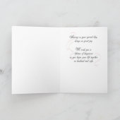 Gefeliciteerd met de bruiloft dochter en "zoon" kaart (Binnen)