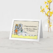 Gefeliciteerd met de bruiloft voor moeder, stiefva kaart (Gele Bloem)