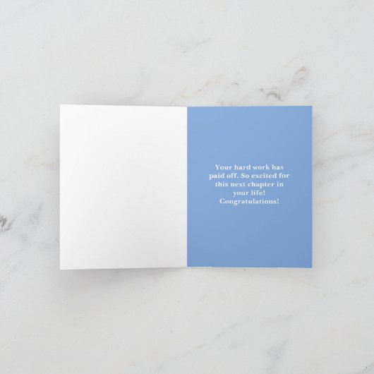 Gefeliciteerd met de Cat van de Veterinary School Kaart (Binnen)