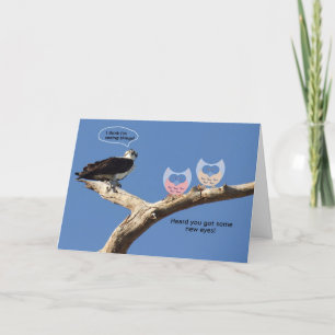 Gefeliciteerd met de cataractoperatie, Humor Kaart