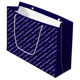Gefeliciteerd met de Dark Blue White Gold Class va Groot Cadeauzakje