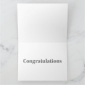 Gefeliciteerd met de decoratieve discobal bedankkaart (Binnen)