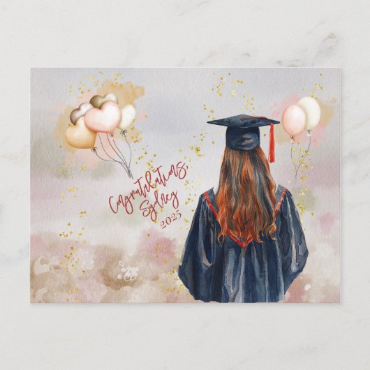 Gefeliciteerd met de diploma-uitreiking van uw doc briefkaart (Voorkant)