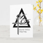 Gefeliciteerd met de docent Diviniteitsgraad Kaart (Gele Bloem)