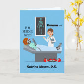 Gefeliciteerd met de dokter van Chiropractic Kaart (Gele Bloem)