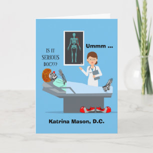 Gefeliciteerd met de dokter van Chiropractic Kaart