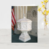 Gefeliciteerd met de doop kaart (Gele Bloem)